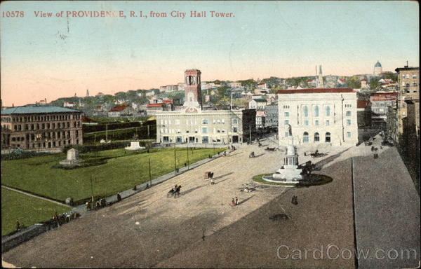 View from City Hall Tower Providence Rhode Island