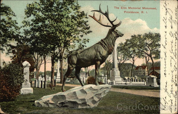 The Elks Memorial Monument Providence Rhode Island