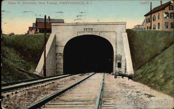 Gano Street Entrance, New Railroad Tunnel Providence Rhode Island