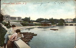 Delaware Park Postcard
