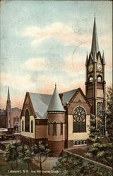 Free Will Baptist Church Postcard