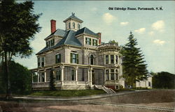 Street View of Old Eldredge House Postcard
