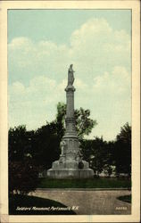 Soldiers' Monument Postcard