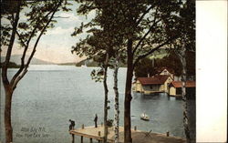 View from East Side Alton Bay, NH Postcard Postcard