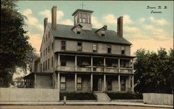 Street View of a Convent Postcard