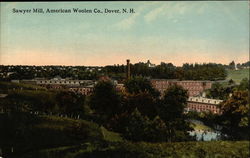 Sawyer Mill, American Woolen Company Postcard