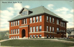 Marston School Berlin, NH Postcard Postcard