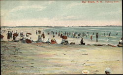 Bathing Scene on the Beach Postcard