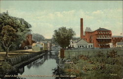 Reed & Barton Silver Plate Works from Mill River Taunton, MA Postcard 