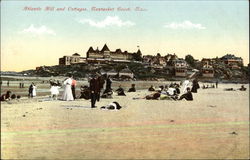 Atlantic Hill and Cottages Nantasket Beach, MA Postcard Postcard