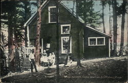 Camp Sunset at Lake Warren Postcard