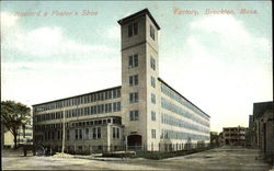Howard & Foster's Shoe Factory Postcard