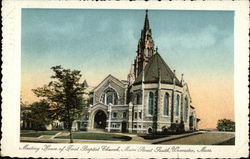 Meeting House of First Baptist Church, Main Street South Postcard