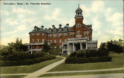 St Vincent Hospital and Grounds Postcard