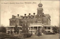 St Vincent's Hospital on Vernon Street Postcard