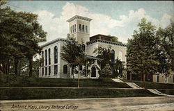 Library at Amherst College Postcard
