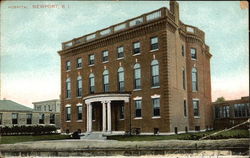 Hospital Newport, RI Postcard Postcard