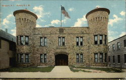 Street View of Armory R.I.M Postcard