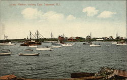 Harbor, looking East Postcard