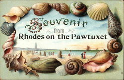 Souvenir from Rhodes on the Pawtuxet Postcard