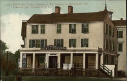 Old Hoyle Tavern - Formerly at the Junction of Westminster & Cranston Streets Postcard