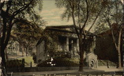 Providence Atheneum, Private Library and Drinking Fountain Postcard