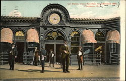 Car Station, Union Rail Road Company (Removed 1897) Postcard