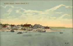 Smith's Wharf Oakland Beach, RI Postcard Postcard