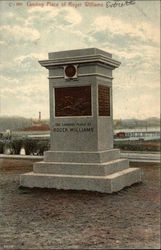 The Landing Place of Roger Williams Postcard