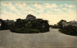 Swan Point Cemetery - Main Entrance Postcard