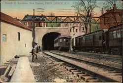 Benefit Street Entrance, New Tunnel Postcard