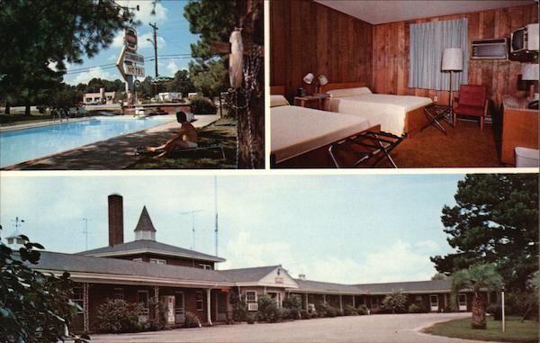 Pool, Room and Exterior View, Slumberland Motel Orangeburg South Carolina