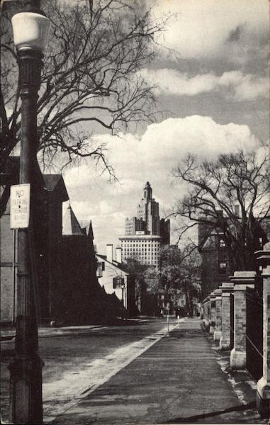 Looking Down George Street Providence Rhode Island
