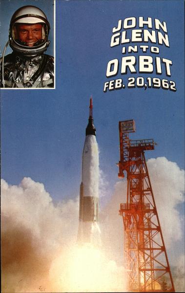 John Glenn into Orbit, Feb. 20, 1962 Space & Rockets