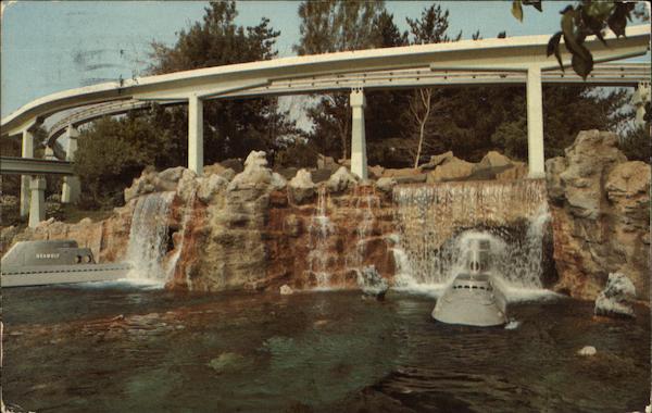 Submarine Falls Anaheim California Disney