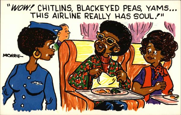 Wow! Chitlins, Blackeyed Peas, Yams...This Airline Really has Soul!