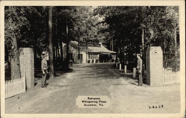 Entrance, Whispering Pines Accomac Virginia