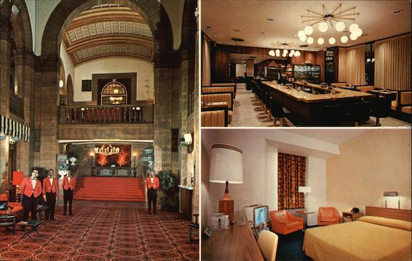 Lobby, Conference Room & Bedroom, The Midland Hotel Chicago Illinois