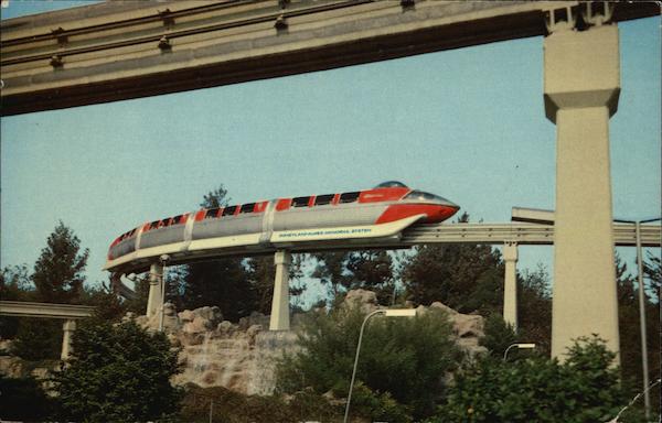 Disneyland - America's First Daily Operating Monorail Trains