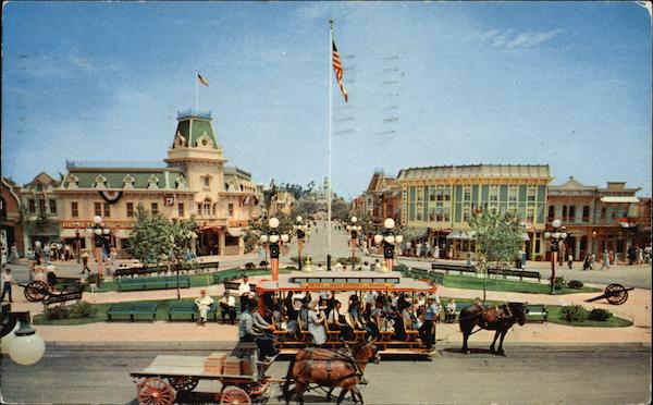 Town Square, Fantasyland Anaheim California Disney