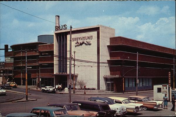 Greyhound Bus Station and Ramp Parking Garage Pittsburgh Pennsylvania