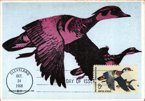 Waterfowl Conservation Postage Stamp - First Day of Issue - October 24, 1968