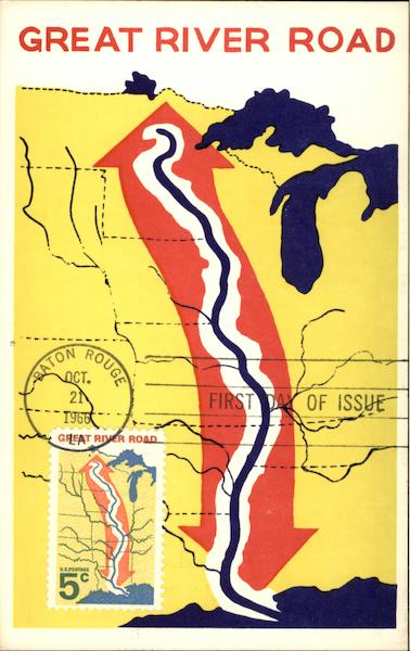 Great River Road, published 1966 Maximum Cards
