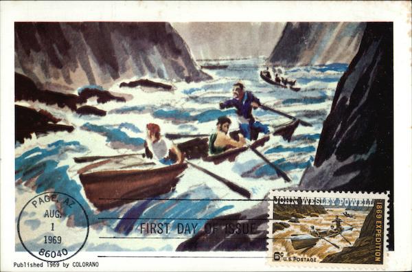 John Wesley Powell - 1869 Expedition Maximum Cards