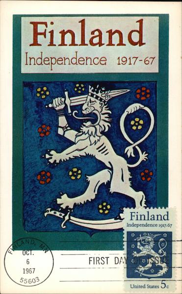 Finland Independence 1917-67 Maximum Cards