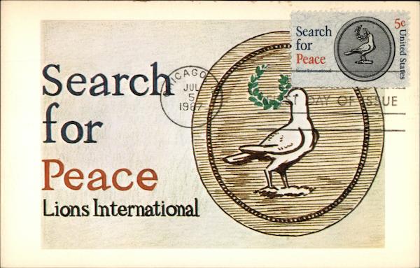 Search for Peace, Lions International Maximum Cards