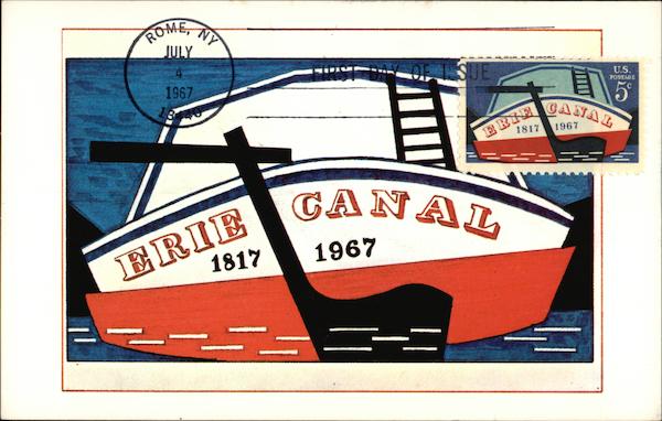Erie Canal 1817-1967 Maximum Cards