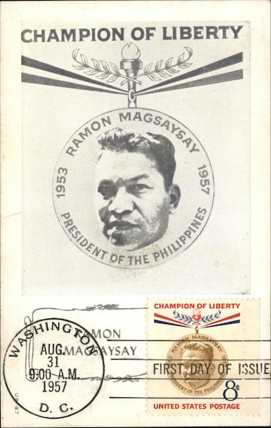 Champion of Liberty: Ramon Magsaysay Maximum Cards