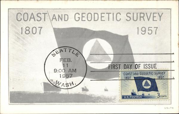 Coast and Geodetic Survey - 1807-1957 Maximum Cards