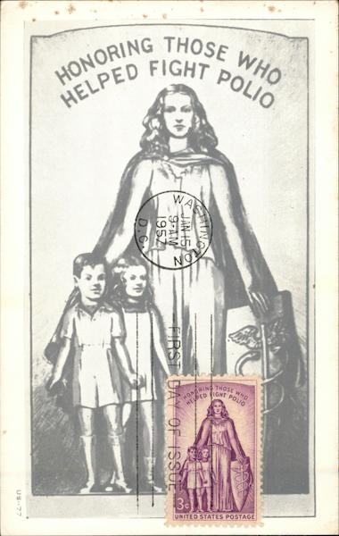 Honoring Those Who Helped Fight Polio Maximum Cards